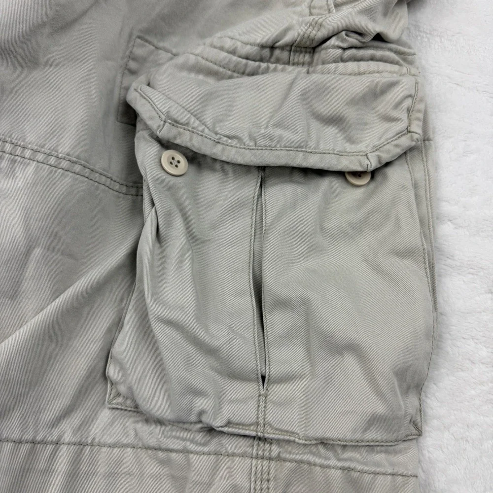 Polo Ralph Lauren Mens Cargo Shorts Tan Khaki Cotton Twill Size 40 RN 41381